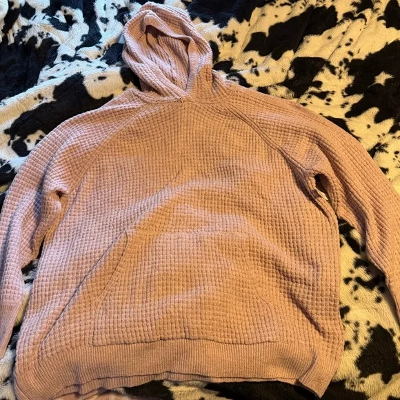 For The Republic Light Pink Hooded Hoodie - Picture 1 of 3